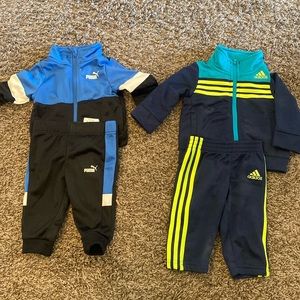 Two name brand Track suits